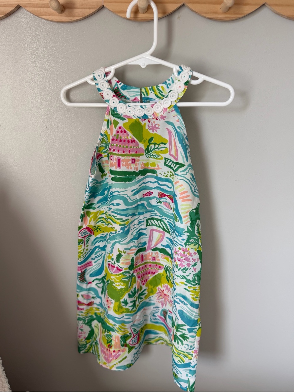Cartwheels by Charlie Paige Girls 4T Floral Shift Dress Sleeveless